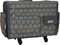 Everything Mary Flat Top XL 4 Wheel Collapsible Rolling Sewing Machine Storage Case, Tan Floral